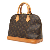 ルイ ヴィトン モノグラム アルマPM ハンドバッグ M51130 ブラウン PVC レザー レディース LOUIS VUITTON 【中古】